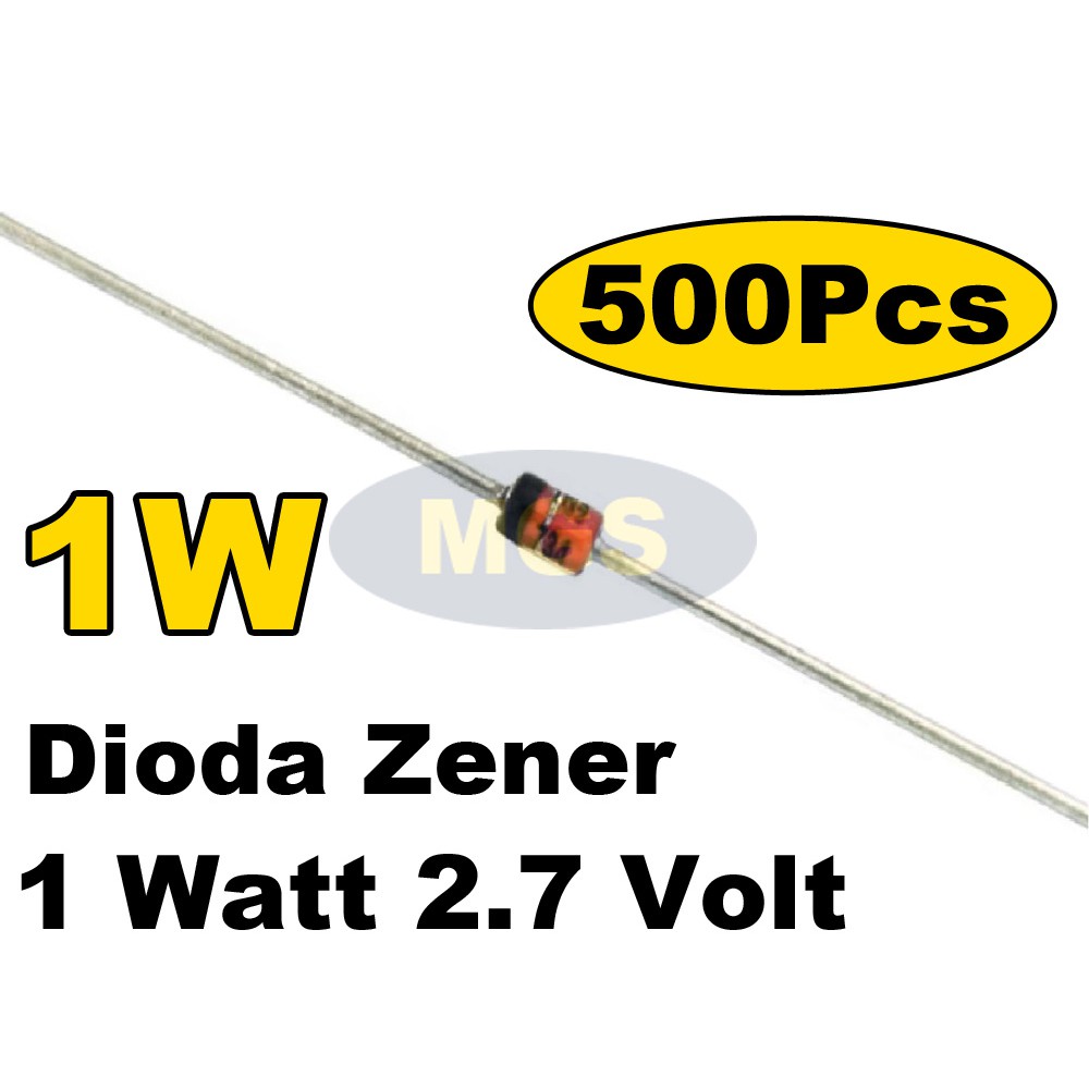 500Pcs Dioda Zener 2,7v 1W