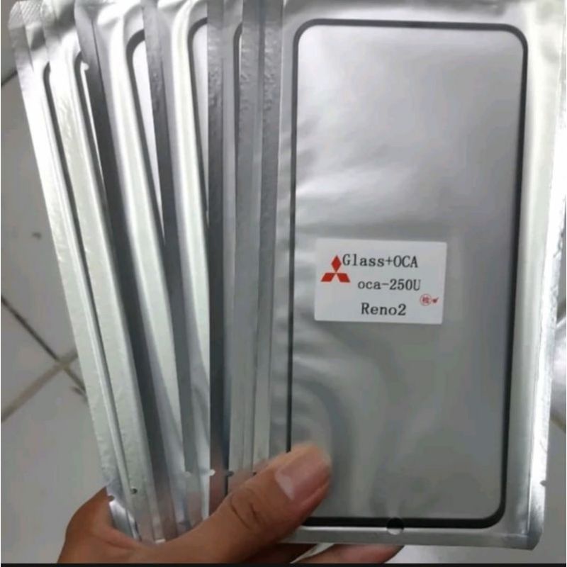 Kaca Depan Oppo Reno2 | Reno 2 Kaca LCD TS TC Touchscreen Glass LCD+Lem Plus Oca Kering Original