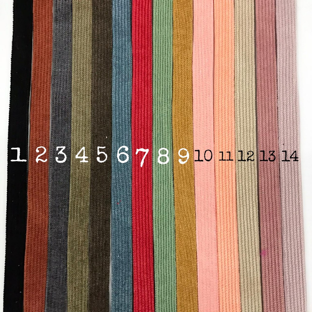 1 YARD -  1 CM PITA CORDURAY | PITA KOREA | BAHAN CRAFT ( 3/8 &quot;)