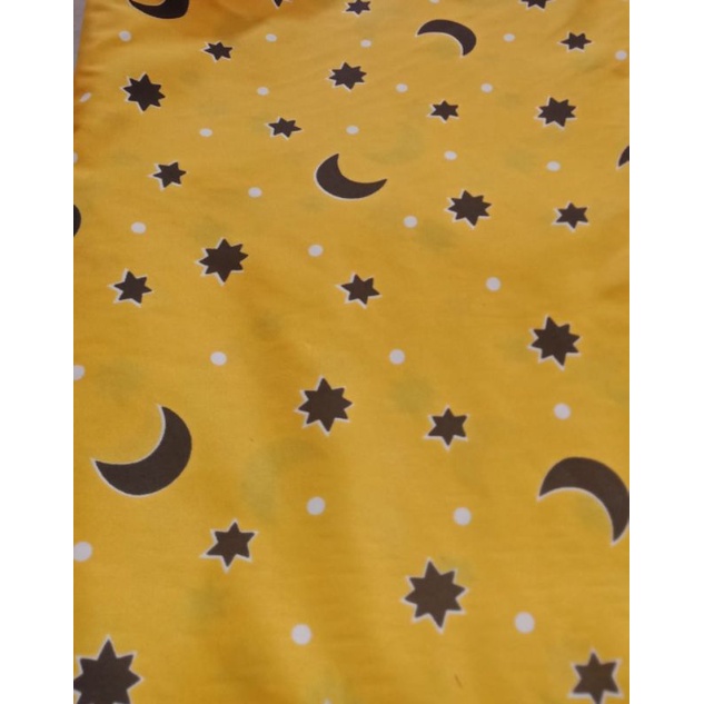 [COD] Sofa bayi GRATIS baby eye mask-Bulan Bintang Kuning