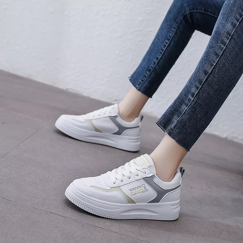 RK Collection - Sepatu Sneakers Wanita Korea Wanwo FGon New-7