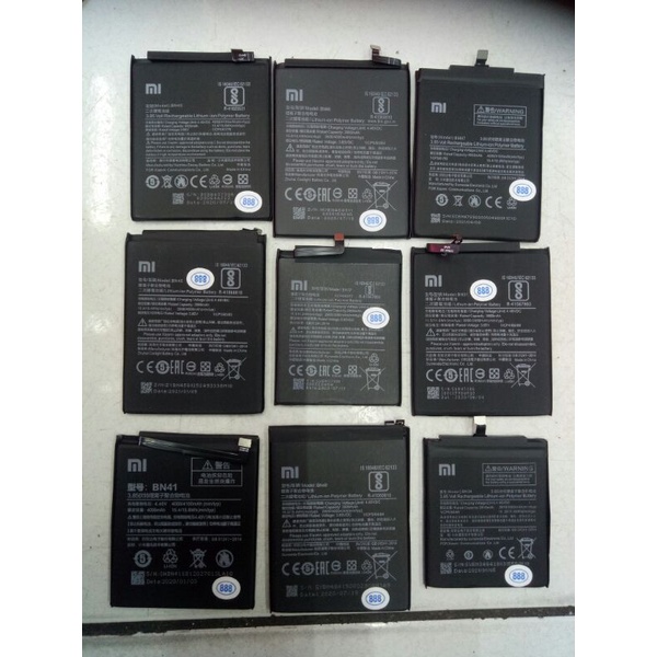 BATERAI XIAO MI BN 34 REDMI 5A , BN 41 REDMI NOTE 4 , BN 43 REDMI NOTE 4X , BN 46 REDMI 7 NOTE 8 , B