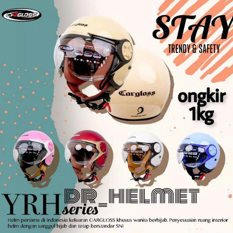 [[BISA COD]] helm cargloss YRH hijab helmet original