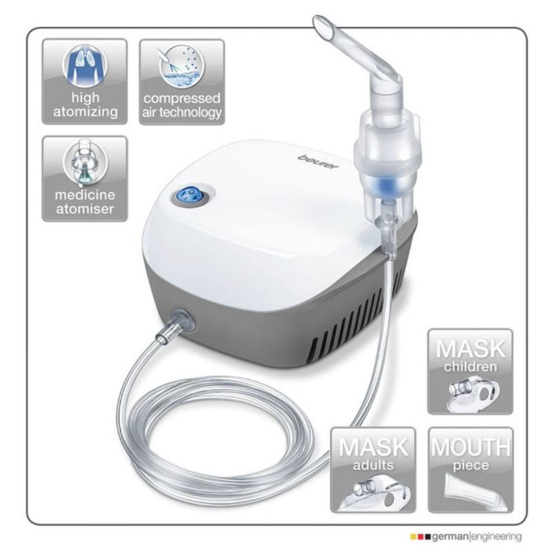 Nebulizer Compressor Original Beurer IH 18 / Alat Bantu Terapi Uap Pernafasan Beurer IH18