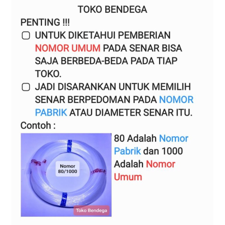 10Roll Senar Pancing - Senar Layangan - Senar Sikat Galon No. 70 / 900