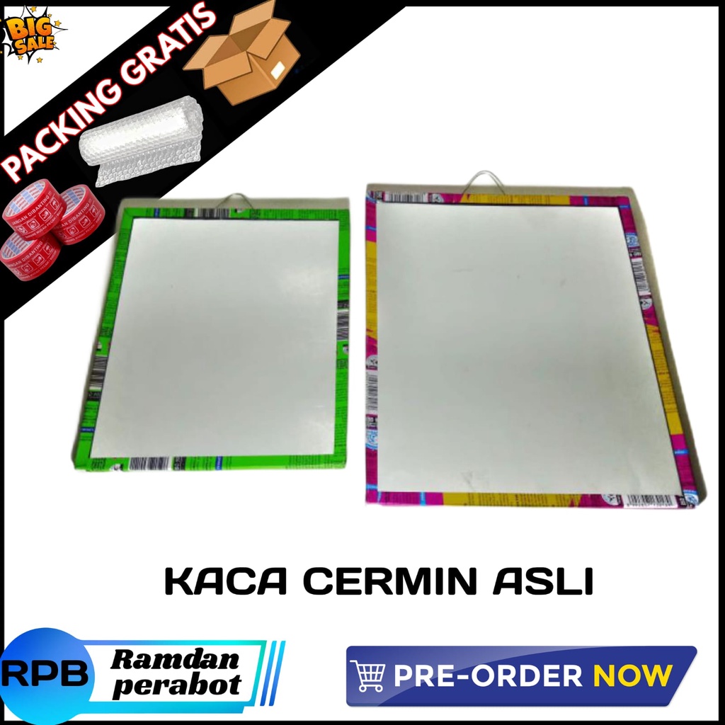 Kaca cermin dinding gantung minimalis/ kaca rias make up full body cermin kamar mandi