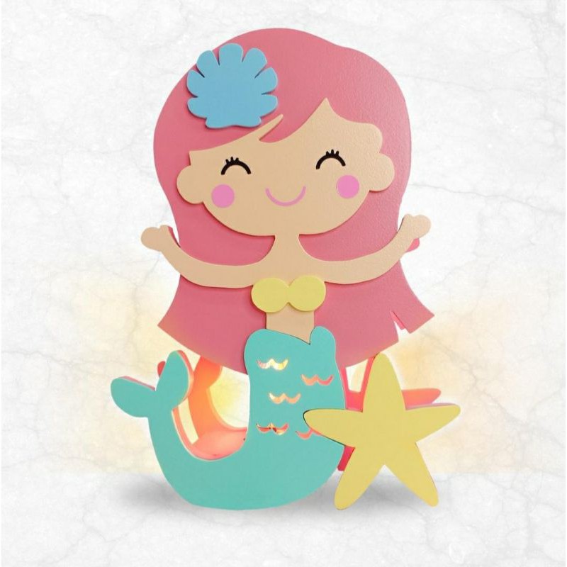 Lampu tidur Anak / lampu dinding [bisa custom nama]