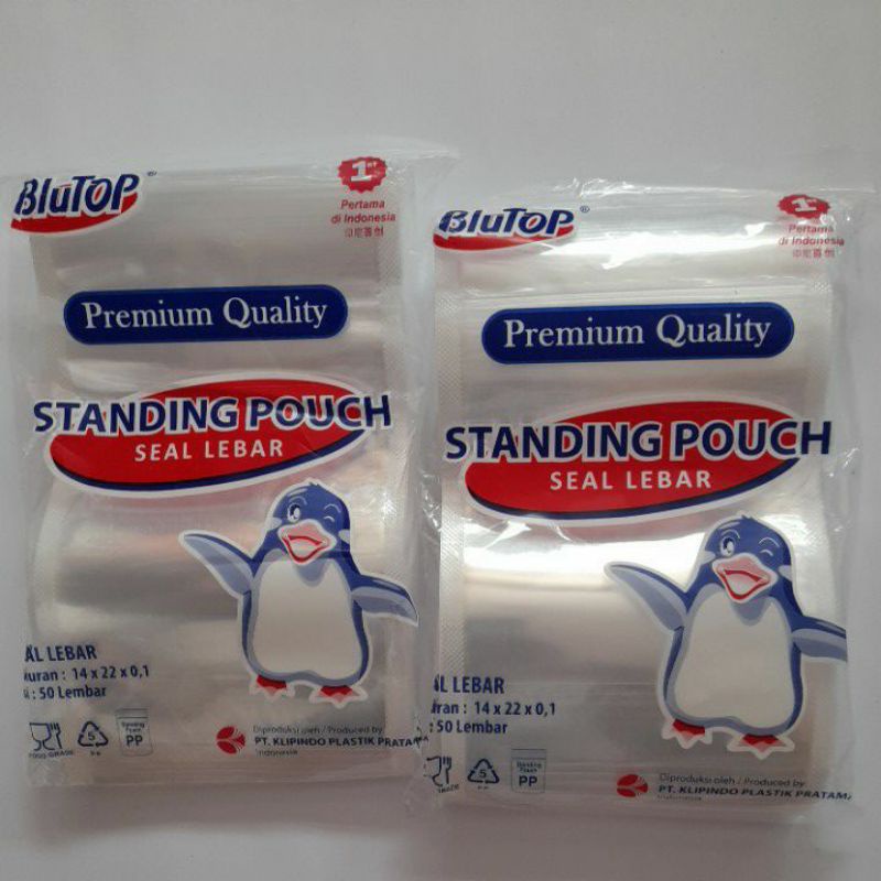 standing pouch 14x22 isi 50 lembar kemasan snack pudot