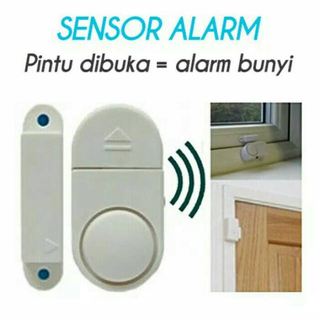 Alarm Anti Maling Pencuri Jendela Kaca Pintu Toko Biar Aman