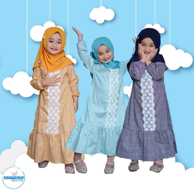 GAMIS LUNARA,GAMIS ANAK,GAMIS BAYI, BISA COD