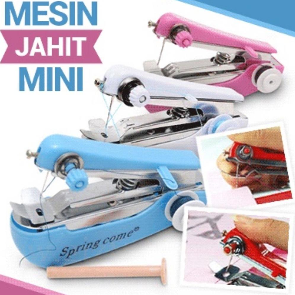Mesin jahit tangan mini / mesin jahit mini Menggunakan tangan praktis / mesin jahit model straples