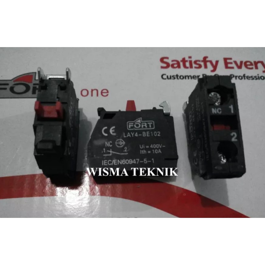KONTAK BLOK/ CONTACT BLOCK NC FORT LAY4-BE102
