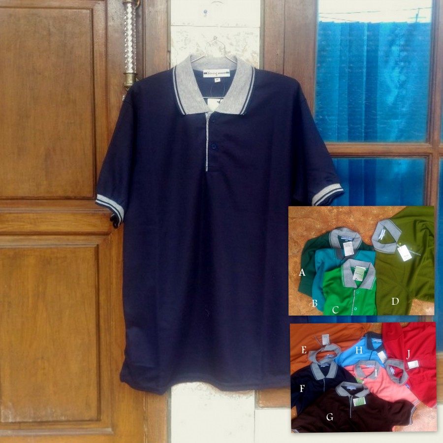Kaos Kerah Polo Lacoste Pria Kombinasi Hijau Tosca Biru Tua Muda Lanfit Merah Coklat Orange Salem
