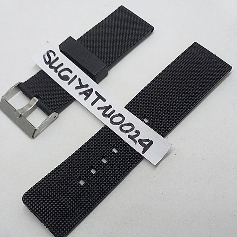 TALI STRAP KARET JAM ALEKSANDER CRISTI UKURAN 22 24MM RUBBER STRAP AC 22 24MM