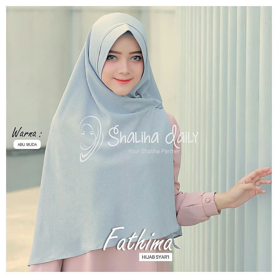 Hijab/Jilbab Fathimah Syari ( 4 gaya pemakaian)