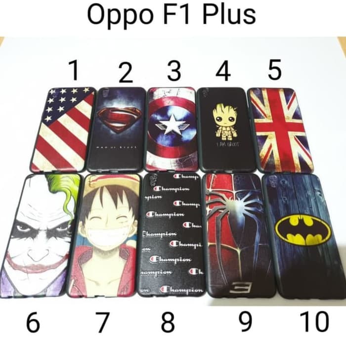 Case Softcase Karakter For Oppo F1 Plus / Case Pria Oppo F1+