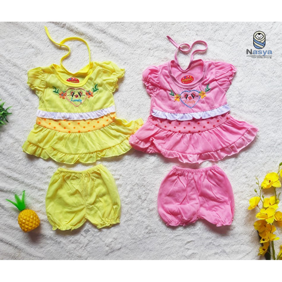  E 02 TERBARU  setelan baju  bayi  anak  perempuan  new born 