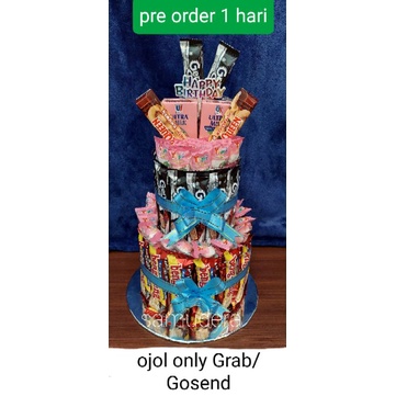 

Snack Ultah Anak Murah / Snack Susun Kekinian / Kue Ulang Tahun Snack / Kue Ulang Tahun Anak / Snack Tower