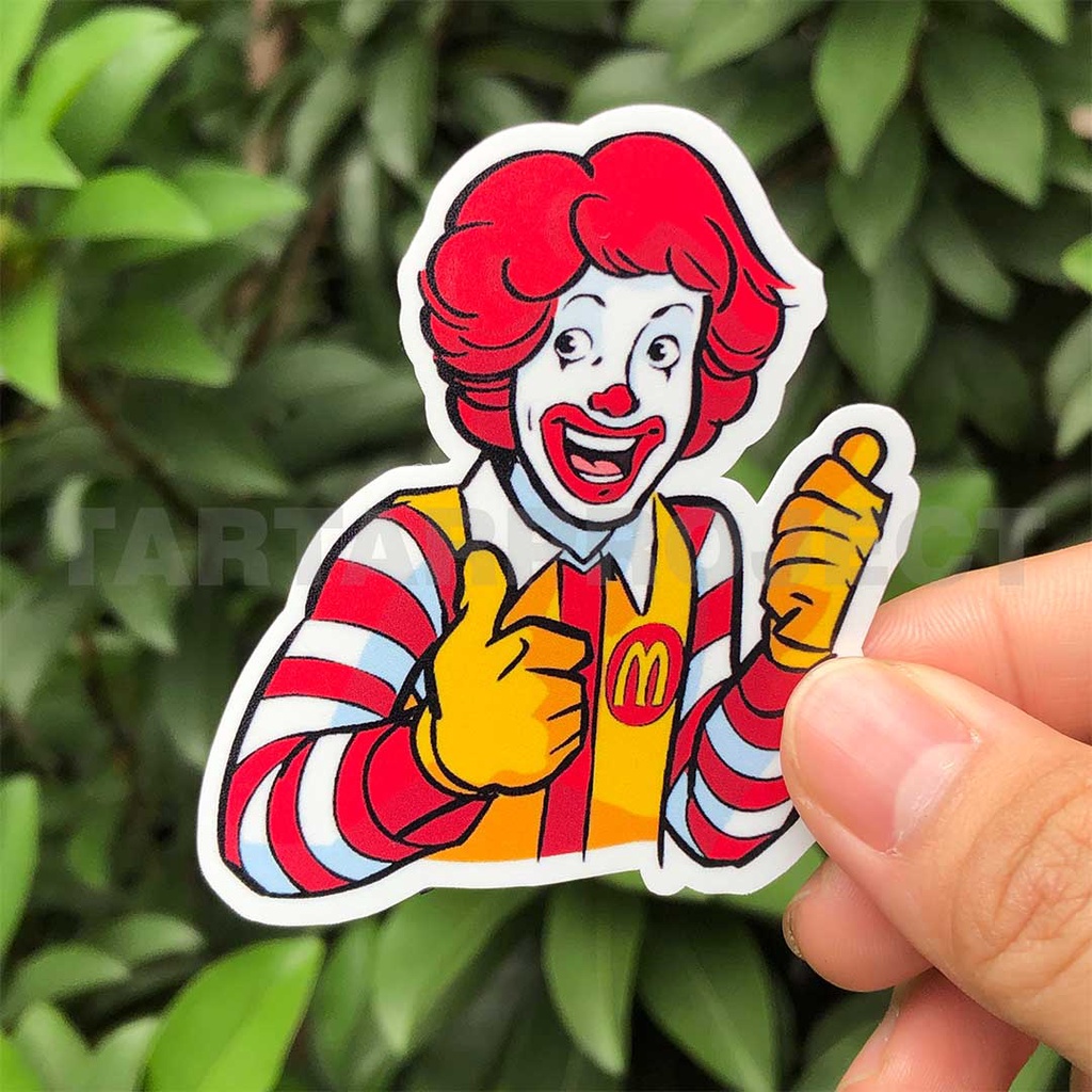 Sticker Stiker Vynil - Ronald Mcd