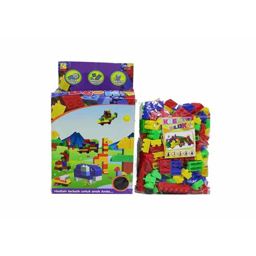 PROMO SALE MAINAN ANAK!! Mainan edukasi anak blok / kreatif blok isi 212 pc