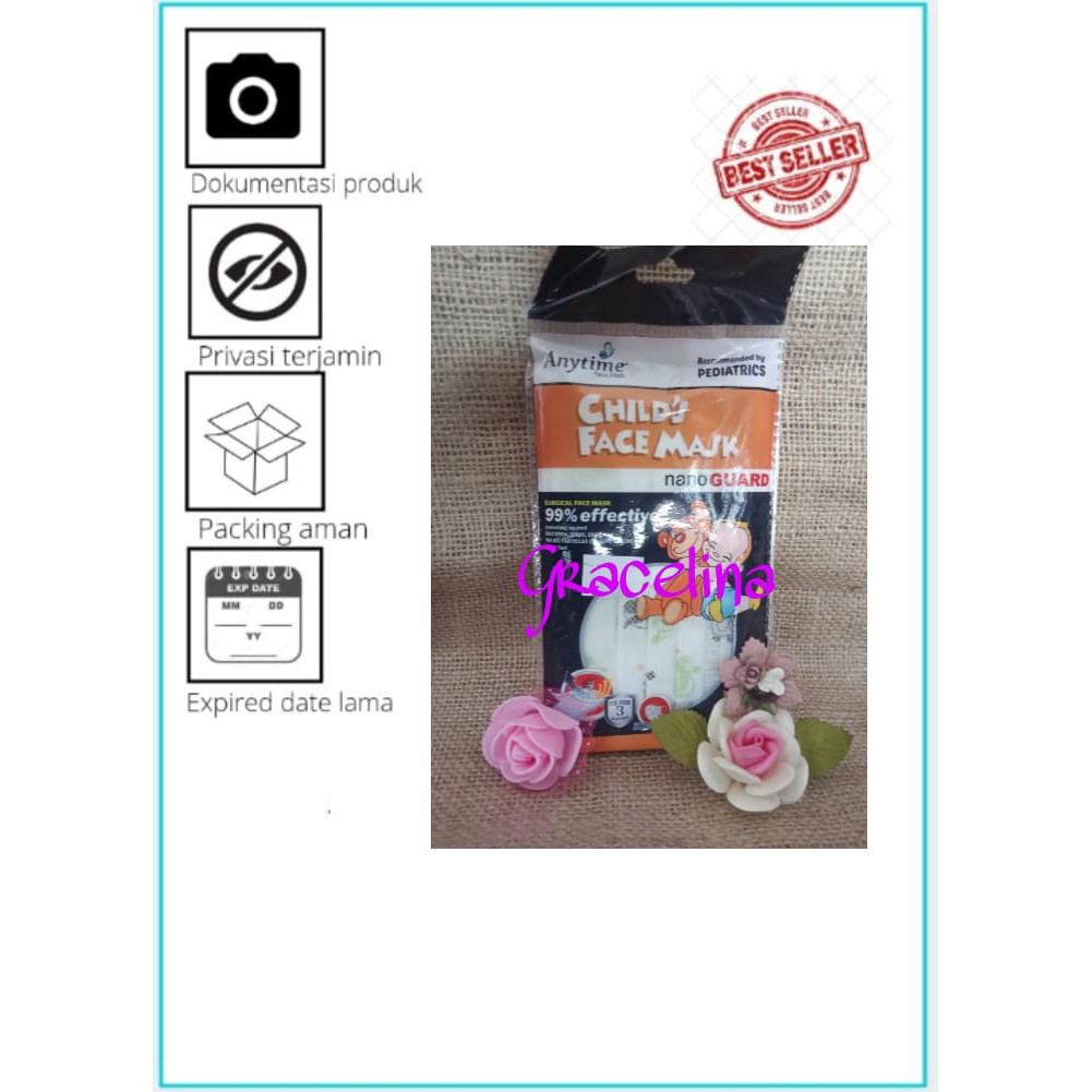 Masker Anytime - Child'S Face Mask Nano Guard LIMITED