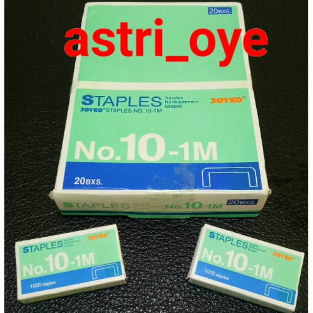 

Isi Staples Kecil Joyko 10 - 1M