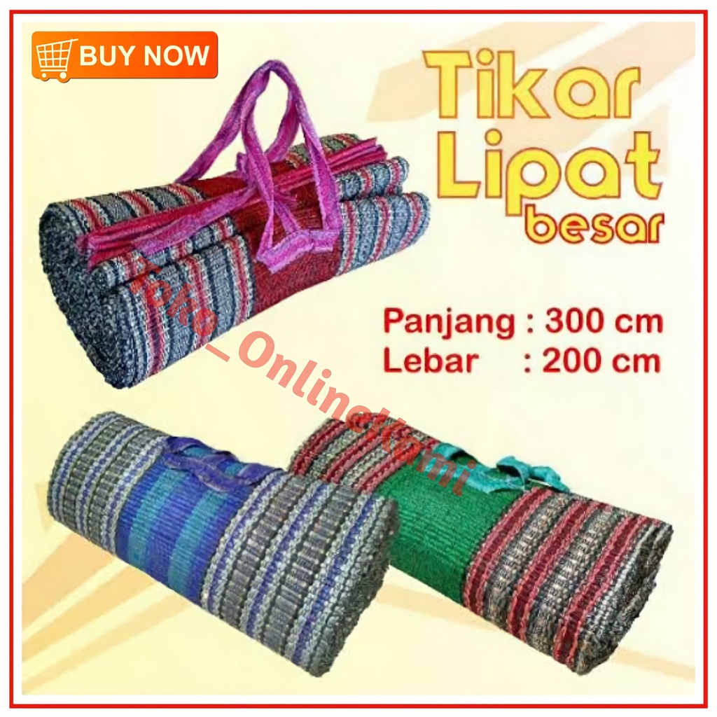 Tikar Lipat Gulung Karpet Tikar Praktis Multiguna 200cm x 300cm/Tikar Hajatan/Tikar Gulung/Tikar/Tikar Murah Berkualitas