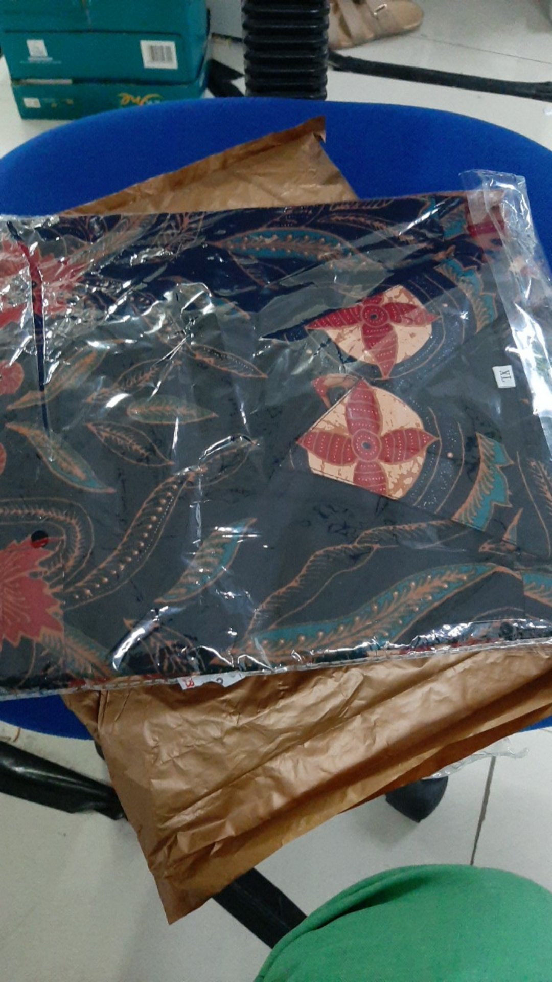 Suryo Merah Batik Lengan Panjang Pendek Lapis Furing Katun Sragenan Hq Size M-xxl Batik Solo