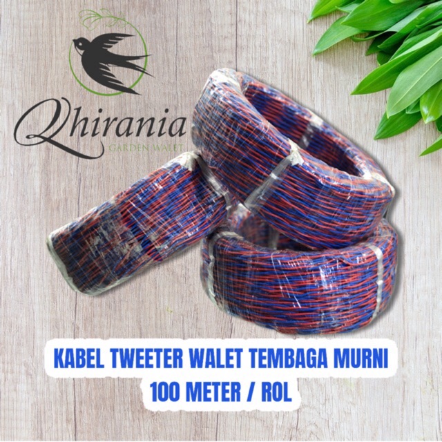Kabel Tweeter WALET KABEL Balesting  0,7 mm 100 Meter Tembaga Murni / kabel walet nomor 1