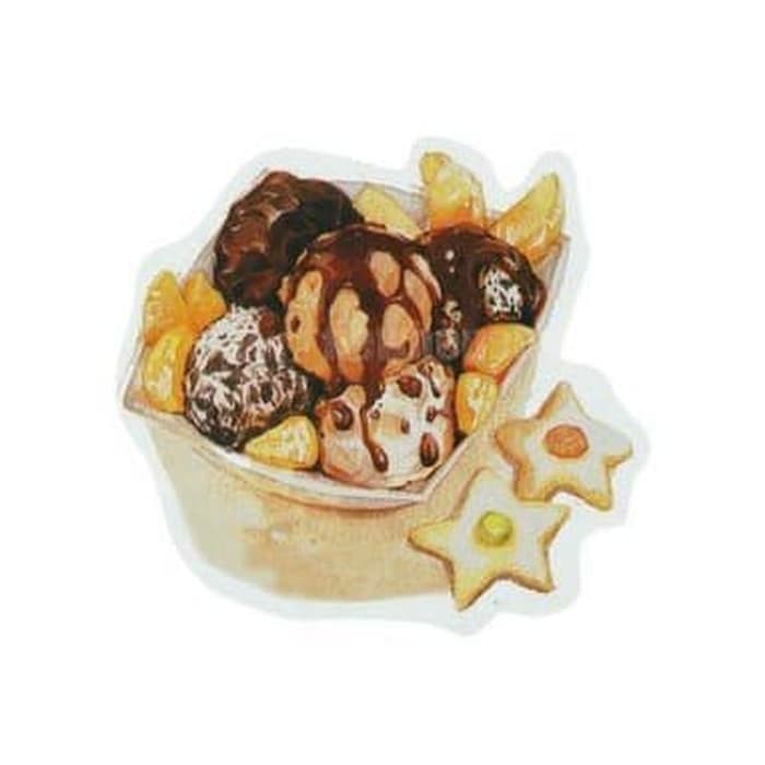 Label Sticker - Ice Cream (50pcs)