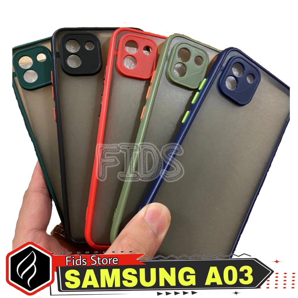 Case SAMSUNG A03 Case Dove Full Protec Camera | Case Aero My Choice Color | Casing | SoftCase A03