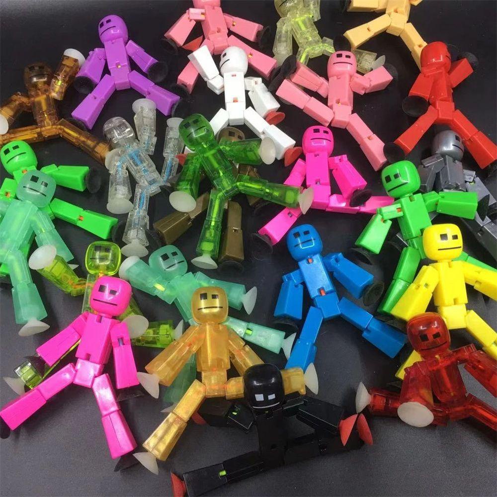 Mxbeauty Mainan Action Figure Stickbot Ukuran 8cm Untuk Anak Laki-Laki