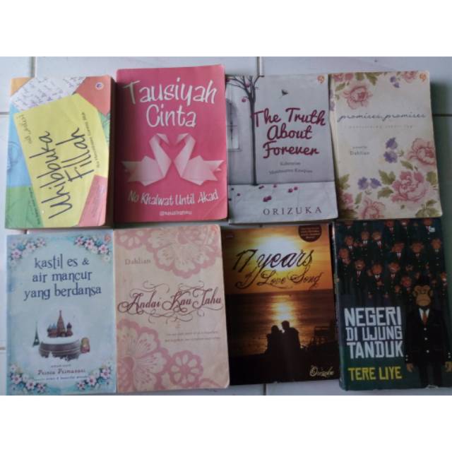 Novel ori/novel murah/novel baru/novel bekas/novel kolpri/novel romance/original/novel tere liye