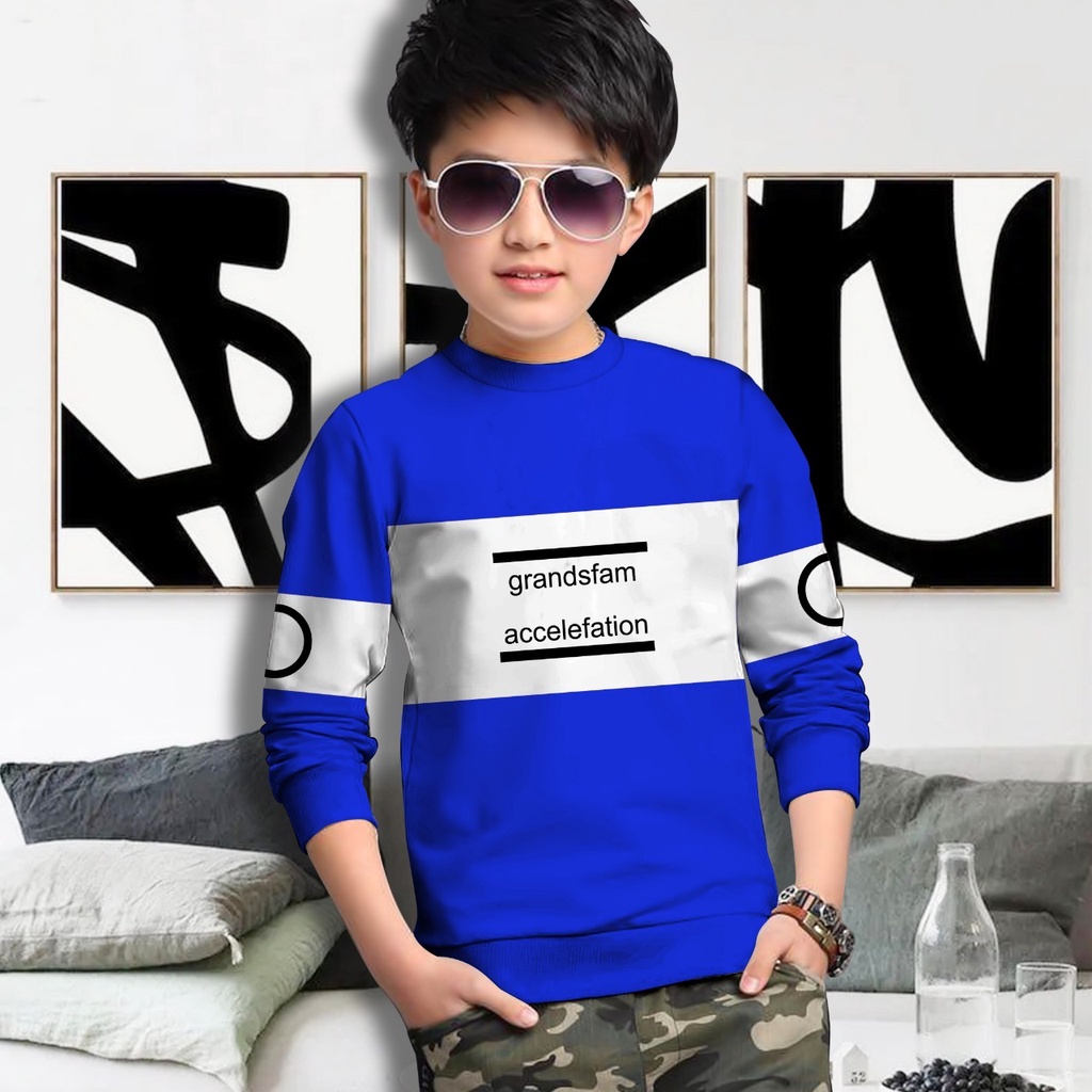 Switer Accelefation Terbaru / Sweater Anak Laki-laki /  Sweeter Gaming Bahan Babyterry / FLAVA_STORE