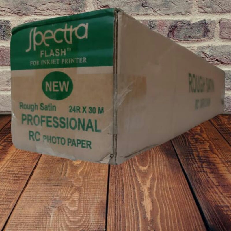 Plotter kertas foto roll silky rough 24in spectra