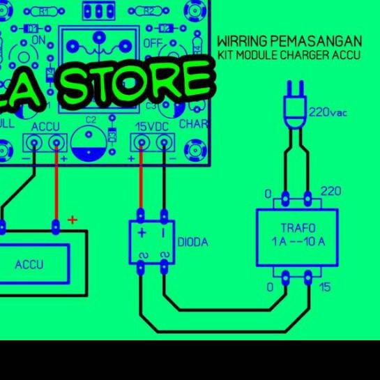 Kit module charger aki otomatis super murah
