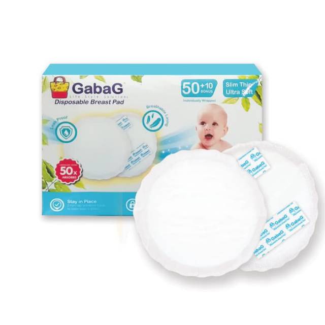 *NEW ARRIVAL* Breast Milk Shell Shield Collector Penampung Tetesan ASI 2 pcs / Gabag Cup Feeder - Cangkir Menyusui / Gelas Asi - Gabag Breast Pad Classic / Premium (50+10 pcs) 60 pcs / 30 pcs