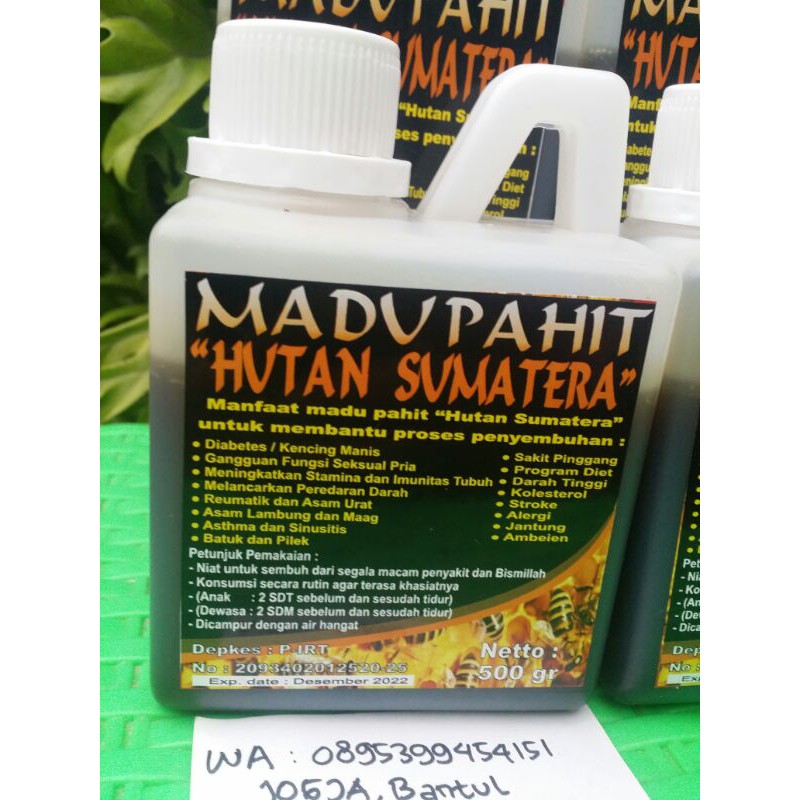 

MADU PAHIT HUTAN SUMATERA 500g. MADU HUTAN. MADU HITAM. MADU OBAT HERBAL BANYAK KHASIAT. HARGA MURAH