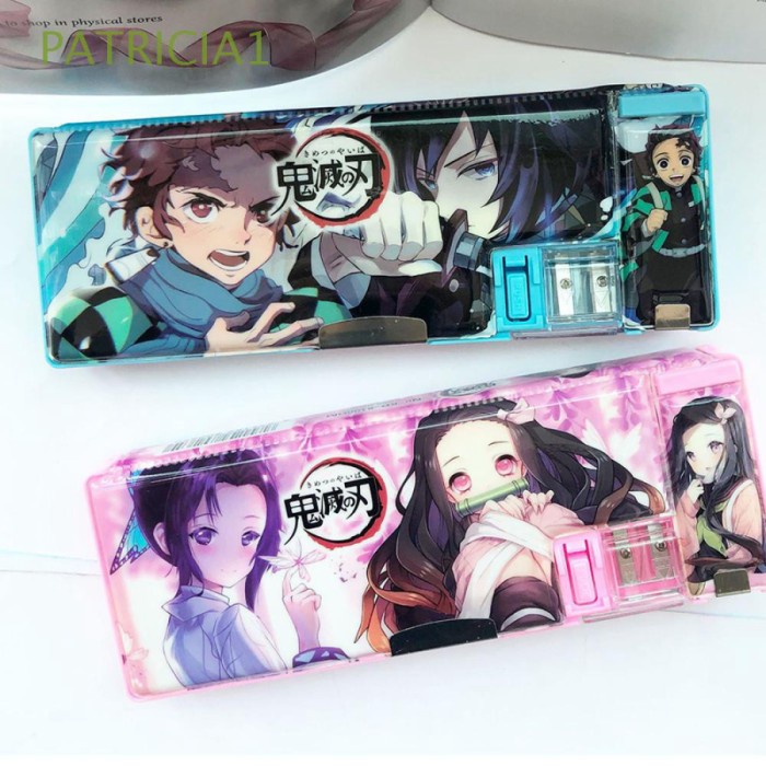 

Kotak Pensil Multifungsi Motif Anime Demon Slayer Kamado Kimetsu No Ya