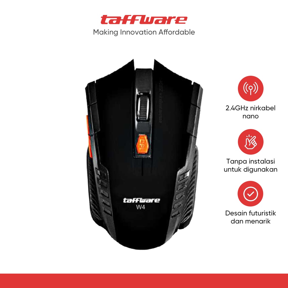 Mouse Wireless Simple Terlaris Original Komputer Kuliah Termurah Terbaru Nyaman Laptop Tahan Lama Re