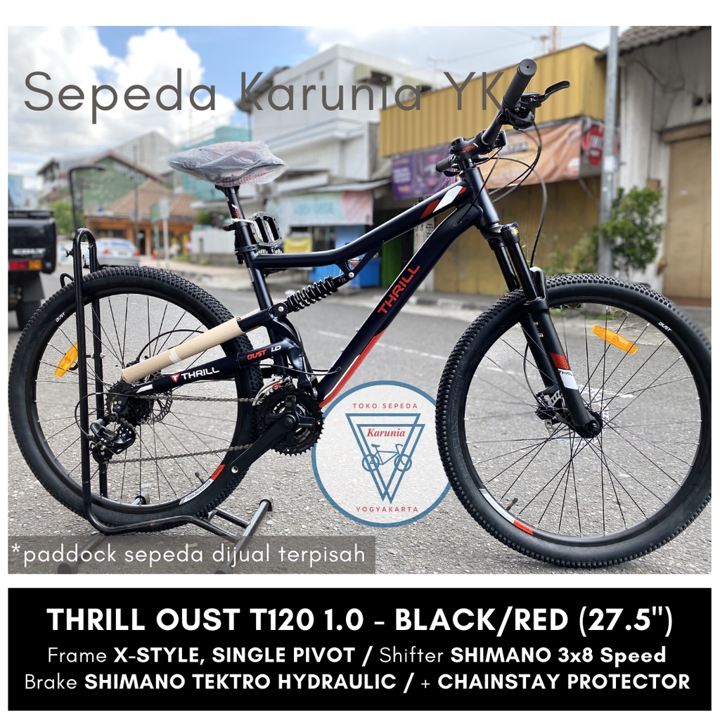 MTB 27.5 Thrill Oust T120 1.0 | Hidrolis 3 x 8 Speed - Sepeda Gunung
