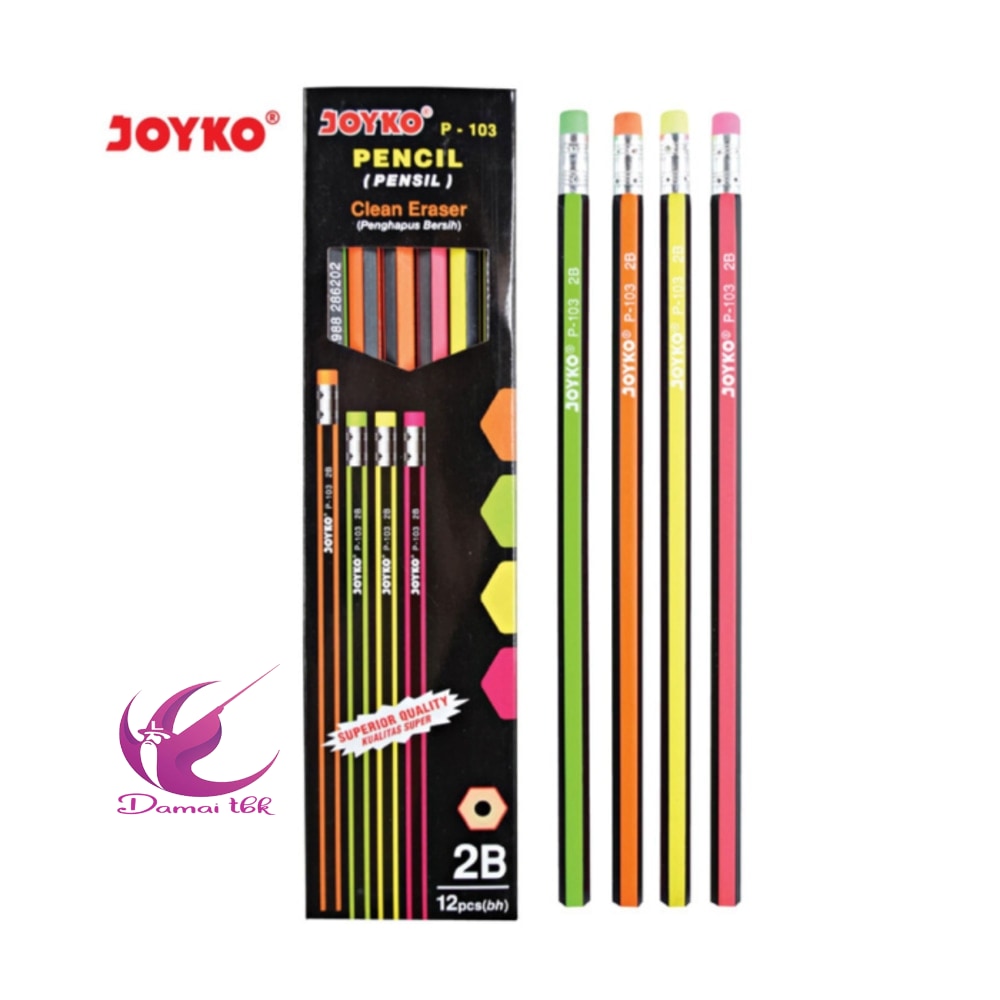 

Pencil Pensil Joyko P-103 2B 1 BOX 12 PCS