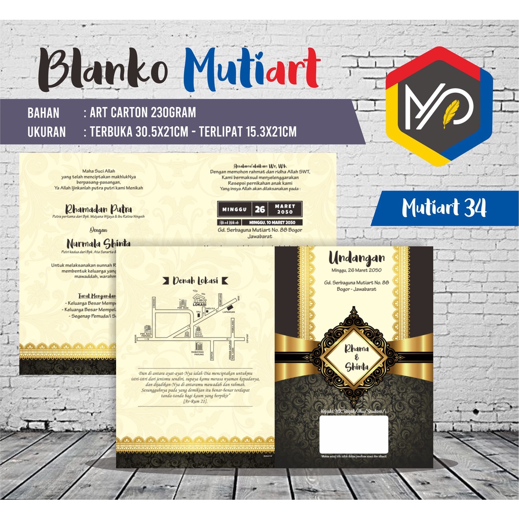

UNDANGAN BLANKO MUTIART 34