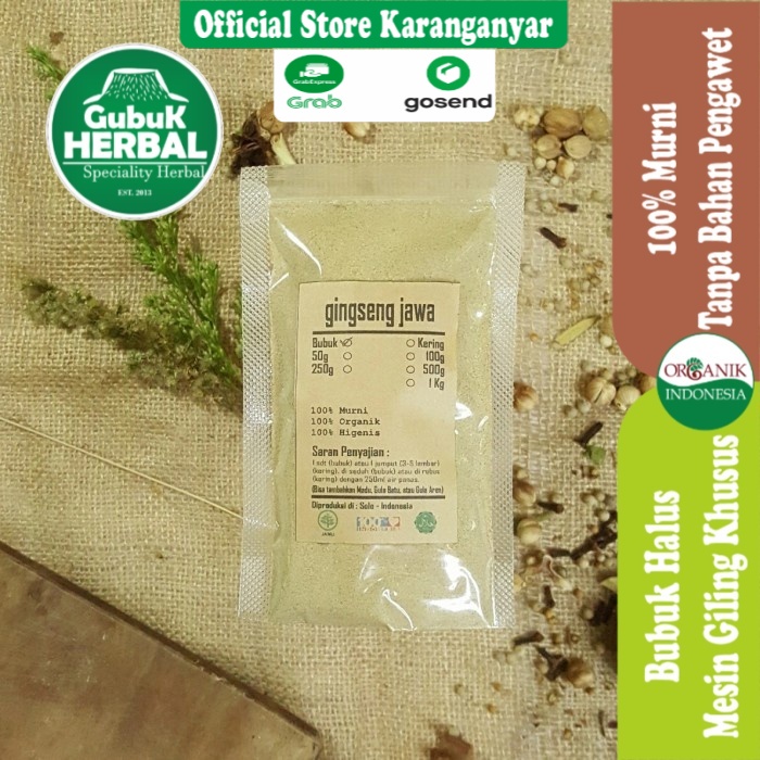 

BUBUK GINGSENG JAWA 100gr - Talinum Paniculatum