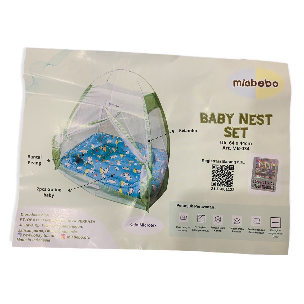 Miabebo Baby Nest Set MB-034 - Kasur Bayi