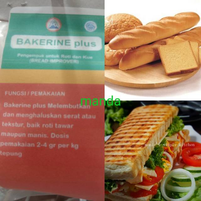 

Bakerine plus pengempuk pelembut penghalus roti&kue
