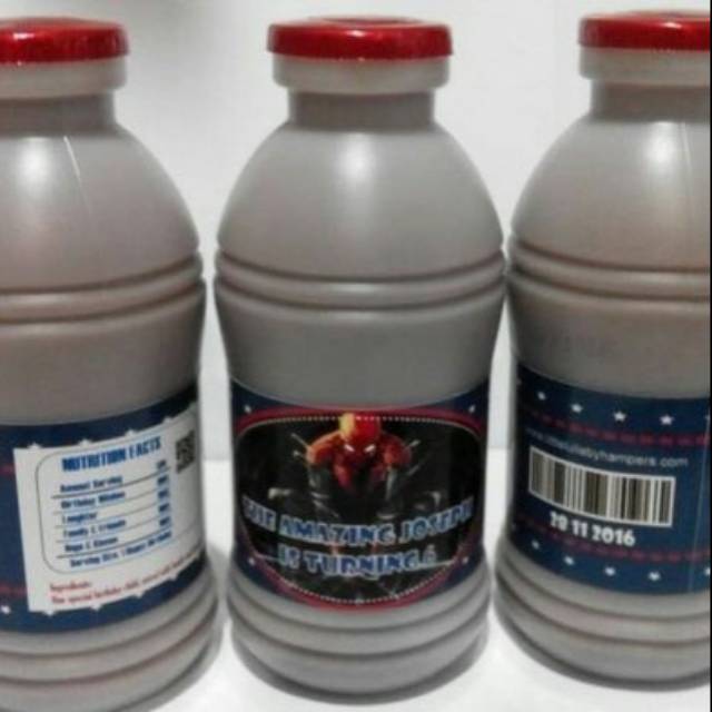 

Label only susu botol 190ml