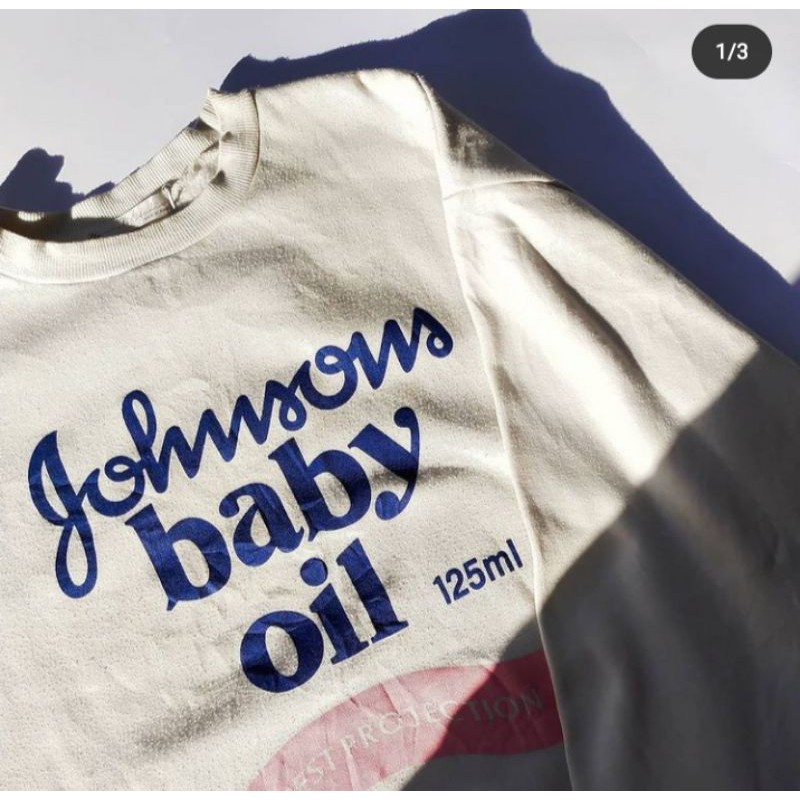 thrift johnson baby oil