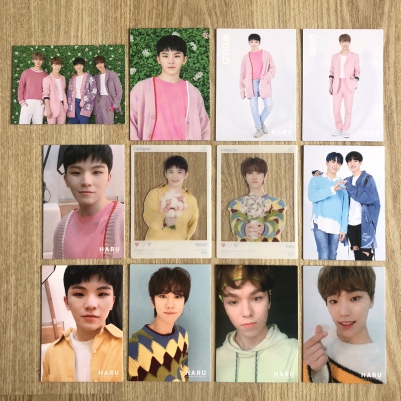 SEVENTEEN JAPAN TOUR HARU HANA OFFICIAL TRADING CARD (TC PERFORMANCE WOOZI DINO THE8 VERNON HOSHI)