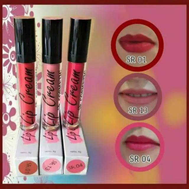 LIP CREAM SR12 / Lip cream matte SR12 / lip cream moist sr12 / matte  Cosmetic SR12